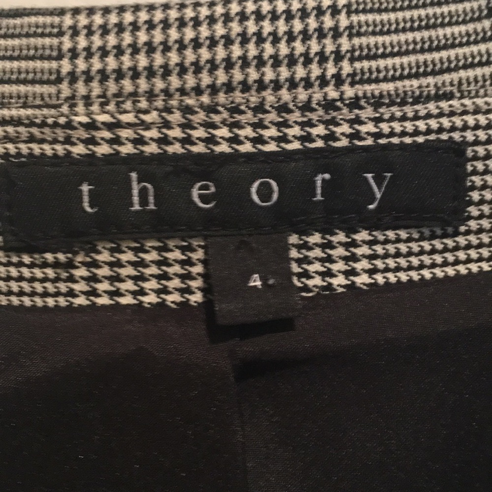 Classic Checked Theory Blazer - image 2